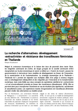 La recherche dàlternatives